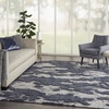 image:imageNourison Home Textured Contemporary Abstract IvoryGrey 710 x 910 Area Rug Easy Cleaning Non Shedding Bed Room Living Room Dining Room Kitchen 8x10BlueGrey