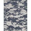 image:imageNourison Home Textured Contemporary Abstract IvoryGrey 710 x 910 Area Rug Easy Cleaning Non Shedding Bed Room Living Room Dining Room Kitchen 8x10BlueGrey