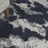 image:imageNourison Home Textured Contemporary Abstract IvoryGrey 710 x 910 Area Rug Easy Cleaning Non Shedding Bed Room Living Room Dining Room Kitchen 8x10BlueGrey