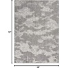 image:imageNourison Home Textured Contemporary Abstract IvoryGrey 710 x 910 Area Rug Easy Cleaning Non Shedding Bed Room Living Room Dining Room Kitchen 8x10GreyIvory