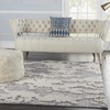 image:imageNourison Home Textured Contemporary Abstract IvoryGrey 710 x 910 Area Rug Easy Cleaning Non Shedding Bed Room Living Room Dining Room Kitchen 8x10IvoryGrey