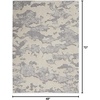 image:imageNourison Home Textured Contemporary Abstract IvoryGrey 710 x 910 Area Rug Easy Cleaning Non Shedding Bed Room Living Room Dining Room Kitchen 8x10IvoryGrey