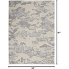 image:imageNourison Home Textured Contemporary Abstract IvoryGrey 710 x 910 Area Rug Easy Cleaning Non Shedding Bed Room Living Room Dining Room Kitchen 8x10IvoryGrey