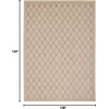image:imageNourison Home Tranquility Transitional Latte 39 x 59 Area Rug Easy Cleaning Non Shedding Bed Room Living Room Dining Room Kitchen 4x6Ivory
