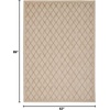 image:imageNourison Home Tranquility Transitional Latte 39 x 59 Area Rug Easy Cleaning Non Shedding Bed Room Living Room Dining Room Kitchen 4x6Ivory