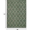 image:imageNourison Home Tranquility Transitional Latte 39 x 59 Area Rug Easy Cleaning Non Shedding Bed Room Living Room Dining Room Kitchen 4x6Light Green