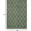 image:imageNourison Home Tranquility Transitional Latte 39 x 59 Area Rug Easy Cleaning Non Shedding Bed Room Living Room Dining Room Kitchen 4x6Light Green