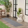 image:imageNourison Home Tulum Denim 2 x 6 Area Rug  Easy Clean Non Shedding Bed Room Living Room Dining Room Kitchen 6 Runner