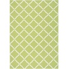 image:imageNourison Home amp Garden IndoorOutdoor Aqua 79 x 1010 AreaRug EasyCleaning Non Shedding Bed Room Living Room Dining Room Kitchen 8x11Light Green