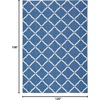 image:imageNourison Home amp Garden IndoorOutdoor Aqua 79 x 1010 AreaRug EasyCleaning Non Shedding Bed Room Living Room Dining Room Kitchen 8x11Navy
