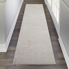image:imageNourison Home Sleek Textures Modern IvoryGrey 53 x 73 Area Rug Easy Cleaning Non Shedding Bed Room Living Room Dining Room Kitchen 5x7IvoryGrey
