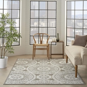 image:imageNourison Home Calobra Taupe 4 x 6 Area Rug  Easy Clean Non Shedding Bed Room Living Room Dining Room Kitchen 4 x 6Taupe