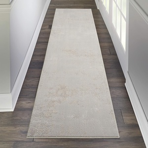 image:imageNourison Home Sleek Textures Modern IvoryGrey 53 x 73 Area Rug Easy Cleaning Non Shedding Bed Room Living Room Dining Room Kitchen 5x7IvoryGrey