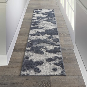 image:imageNourison Home Textured Contemporary Abstract IvoryGrey 710 x 910 Area Rug Easy Cleaning Non Shedding Bed Room Living Room Dining Room Kitchen 8x10BlueGrey