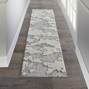 image:imageNourison Home Textured Contemporary Abstract IvoryGrey 710 x 910 Area Rug Easy Cleaning Non Shedding Bed Room Living Room Dining Room Kitchen 8x10IvoryGrey