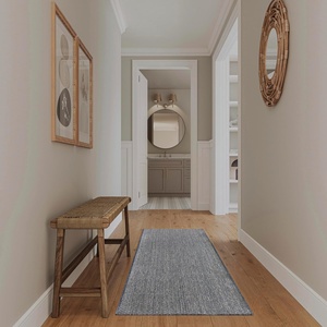 image:imageNourison Home Tulum Denim 2 x 6 Area Rug  Easy Clean Non Shedding Bed Room Living Room Dining Room Kitchen 6 Runner