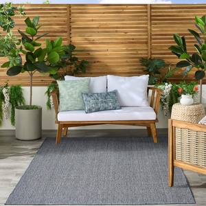 image:imageNourison Home Tulum Denim 4 x 6 Area Rug  Easy Clean Non Shedding Bed Room Living Room Dining Room Kitchen 4 x 6