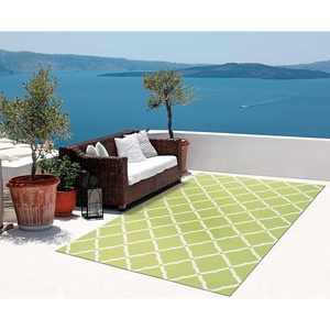 image:imageNourison Home amp Garden IndoorOutdoor Aqua 79 x 1010 AreaRug EasyCleaning Non Shedding Bed Room Living Room Dining Room Kitchen 8x11Light Green