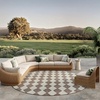 image:imageNourison Home Positano Black 2 x 3 Area Rug  Easy Clean Non Shedding Bed Room Living Room Dining Room Kitchen 2 x 3Natural