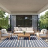 image:imageNourison Home Positano Terracotta Ivory 3 x 5 Area Rug  Easy Clean Non Shedding Bed Room Living Room Dining Room Kitchen 3 x 5Navy Ivory