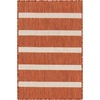 image:imageNourison Home Positano Terracotta Ivory 3 x 5 Area Rug  Easy Clean Non Shedding Bed Room Living Room Dining Room Kitchen 3 x 5Terracotta Ivory