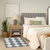 image:imageNourison Home Positano Black 2 x 3 Area Rug  Easy Clean Non Shedding Bed Room Living Room Dining Room Kitchen 2 x 3Navy Blue