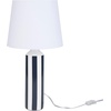 image:imageNourison Home 22 Blue amp White Striped Ceramic Cylinder Table Lamp for Bedroom Living Room Console EntrywayBLUEWHITE STRIPED