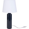 image:imageNourison Home 22 Blue amp White Striped Ceramic Cylinder Table Lamp for Bedroom Living Room Console EntrywayDARK BLUE