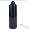 image:imageNourison Home 22 Blue amp White Striped Ceramic Cylinder Table Lamp for Bedroom Living Room Console EntrywayDARK BLUE