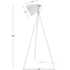 image:imageNourison Home 57 Tripod Floor Lamp Modern Industrial Transitional for Bedroom Living Room Office WhiteWhite