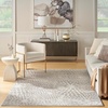 image:imageNourison Home Ambiance Grey Silver 53 x 73 Area Rug Easy Clean Non Shedding Bed Room Living Room Dining Room Kitchen 5 x 7Grey Silver