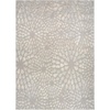 image:imageNourison Home Ambiance Grey Silver 53 x 73 Area Rug Easy Clean Non Shedding Bed Room Living Room Dining Room Kitchen 5 x 7Grey Silver