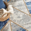 image:imageNourison Home Elation GreyMulti 710 x 910 Area Rug Geometric Modern Easy Cleaning Non Shedding Bed Room Living Room Hallway 710 x 910GreyMulti