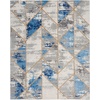 image:imageNourison Home Elation GreyMulti 710 x 910 Area Rug Geometric Modern Easy Cleaning Non Shedding Bed Room Living Room Hallway 710 x 910GreyMulti