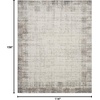 image:imageNourison Home Elation Modern Ivory Grey 8 x 11 Area Rug Easy Cleaning Non Shedding Bed Room Living Room Dining Room Kitchen 8x11GreyNavy