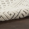 image:imageNourison Home Elwood Mocha 22 x 45 Area Rug Modern Moroccan Easy Cleaning Non Shedding Bed Room Living Room Dining Room Kitchen 2 x 4IvoryGrey
