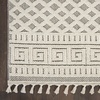 image:imageNourison Home Elwood Mocha 22 x 45 Area Rug Modern Moroccan Easy Cleaning Non Shedding Bed Room Living Room Dining Room Kitchen 2 x 4IvoryGrey