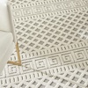 image:imageNourison Home Elwood Mocha 22 x 45 Area Rug Modern Moroccan Easy Cleaning Non Shedding Bed Room Living Room Dining Room Kitchen 2 x 4IvoryGrey