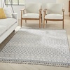image:imageNourison Home Elwood Mocha 22 x 45 Area Rug Modern Moroccan Easy Cleaning Non Shedding Bed Room Living Room Dining Room Kitchen 2 x 4IvorySlate