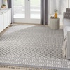 image:imageNourison Home Elwood Mocha 22 x 45 Area Rug Modern Moroccan Easy Cleaning Non Shedding Bed Room Living Room Dining Room Kitchen 2 x 4IvorySlate