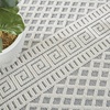 image:imageNourison Home Elwood Mocha 22 x 45 Area Rug Modern Moroccan Easy Cleaning Non Shedding Bed Room Living Room Dining Room Kitchen 2 x 4IvorySlate