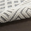 image:imageNourison Home Elwood Mocha 22 x 45 Area Rug Modern Moroccan Easy Cleaning Non Shedding Bed Room Living Room Dining Room Kitchen 2 x 4IvorySlate