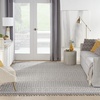 image:imageNourison Home Elwood Mocha 22 x 45 Area Rug Modern Moroccan Easy Cleaning Non Shedding Bed Room Living Room Dining Room Kitchen 2 x 4IvorySlate