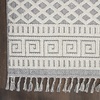 image:imageNourison Home Elwood Mocha 22 x 45 Area Rug Modern Moroccan Easy Cleaning Non Shedding Bed Room Living Room Dining Room Kitchen 2 x 4IvorySlate