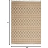 image:imageNourison Home Elwood Mocha 22 x 45 Area Rug Modern Moroccan Easy Cleaning Non Shedding Bed Room Living Room Dining Room Kitchen 2 x 4Mocha