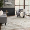 image:imageNourison Home Glam Modern Grey Gold 9 x 12 Area Rug Easy Cleaning Non Shedding Bed Room Living Room Dining Room Kitchen 9x12Grey Gold