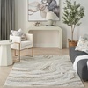 image:imageNourison Home Glam Modern Grey Gold 9 x 12 Area Rug Easy Cleaning Non Shedding Bed Room Living Room Dining Room Kitchen 9x12Grey Gold