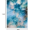 image:imageNourison Home Le Reve Seafoam 79 x 99 Area Rug  Easy Clean Non Shedding Bed Room Living Room Dining Room Kitchen 8 x 10Multicolored