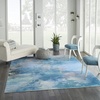 image:imageNourison Home Le Reve Seafoam 79 x 99 Area Rug  Easy Clean Non Shedding Bed Room Living Room Dining Room Kitchen 8 x 10Multicolored