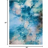 image:imageNourison Home Le Reve Seafoam 79 x 99 Area Rug  Easy Clean Non Shedding Bed Room Living Room Dining Room Kitchen 8 x 10Seafoam